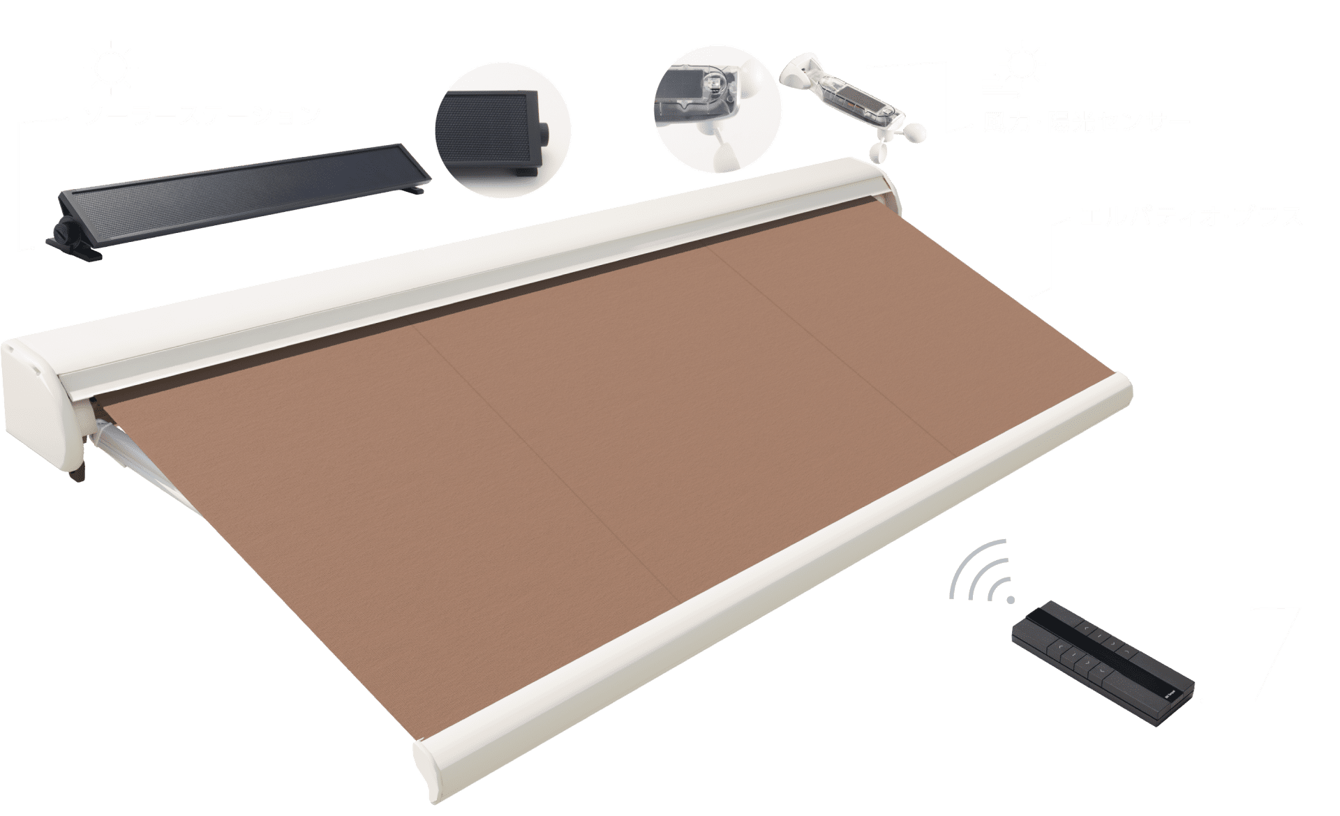 ソーラーバッテリーユニットの説明