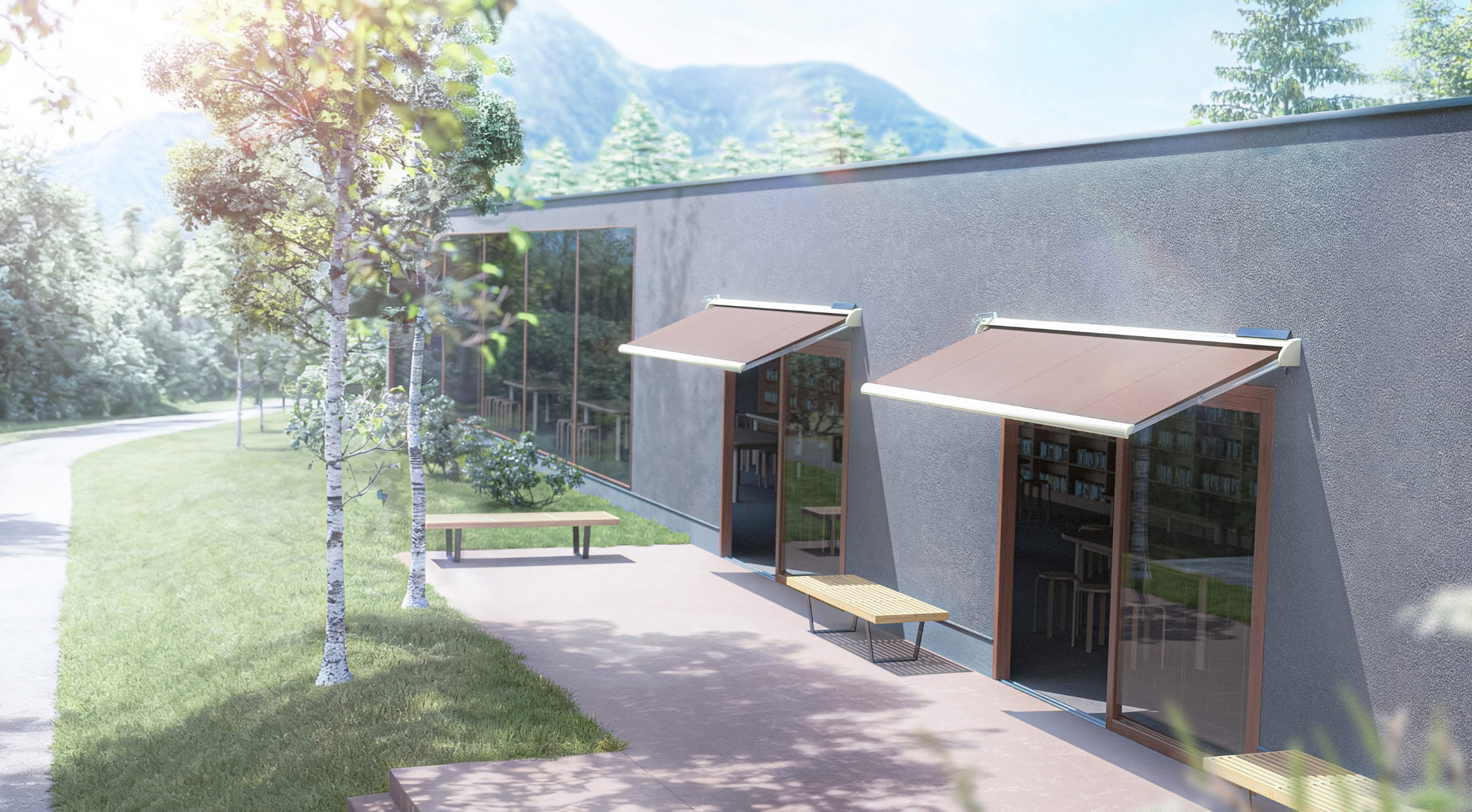 長野県蓼科高原の自然風景